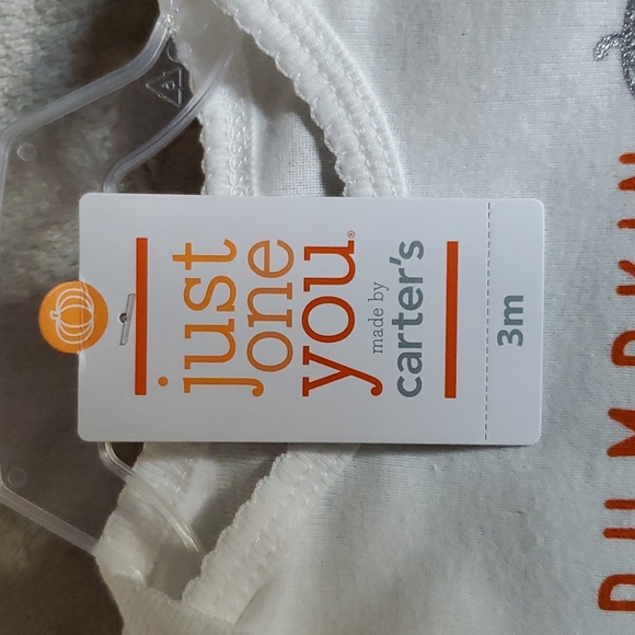 Carter Just One You Pumpkin Spice 2pc outfit - 3M - Picture 5 of 7